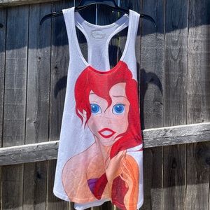Little Mermaid Racer Back top. Juniors L